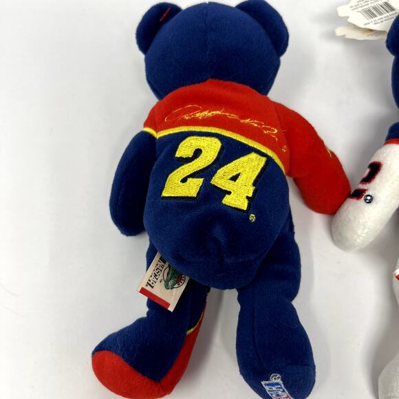 Lot of 2 Bears Nascar Bear JEFF GORDON 24 & Rusty Wallace 2, Plush Toy Kids - Picture 13 of 13